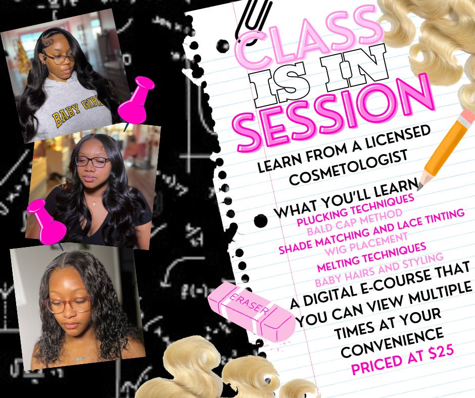 HairByJas Lace Frontal Install Course